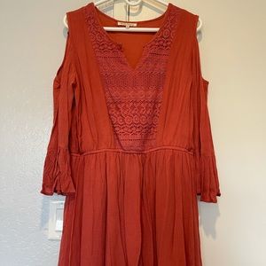 Orange-ish fall dress